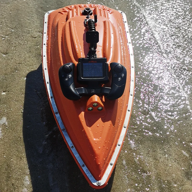 rc boat in saltwater