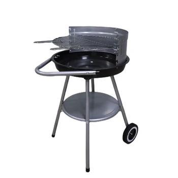 Rolled Steel Garden Outdoor adjustable height Charcoal BBQ Barbecue Grill for sale