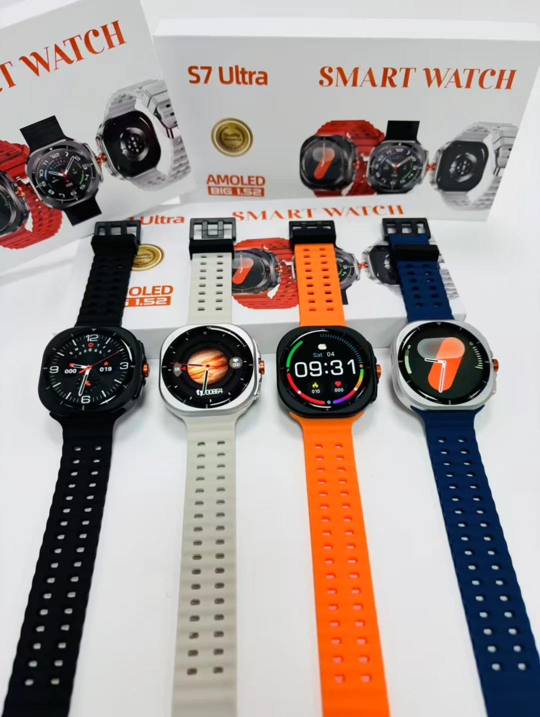 2025 New S7 Ultra Smart Watch With HD TFT Screen for Bluetooth Call Fitness Tracker & Heart Rate Hot Sale Sports Wristwatch