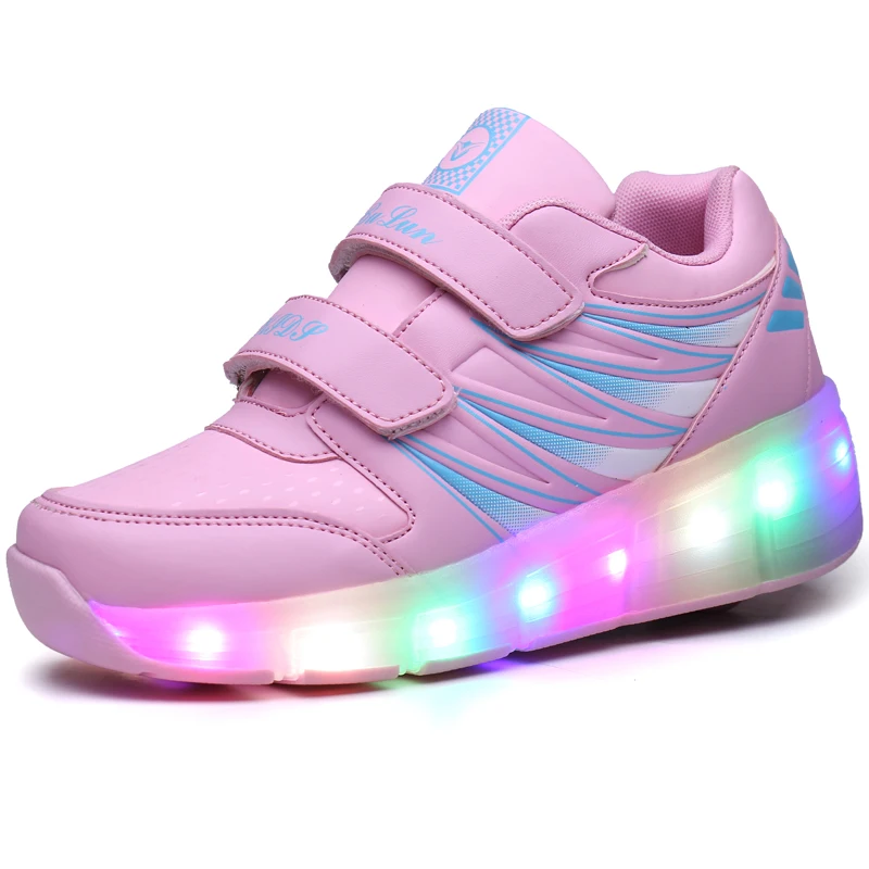 Wordt erger racket Verplicht Wholesales Kids Roller Skating Shoes Adjustable Flashing Roller Shoes One  Wheel Led Light Flying Sneakers - Buy Adjustable Flashing Roller Shoes,Kids  Roller Skating Shoes,Flying Sneakers Product on Alibaba.com