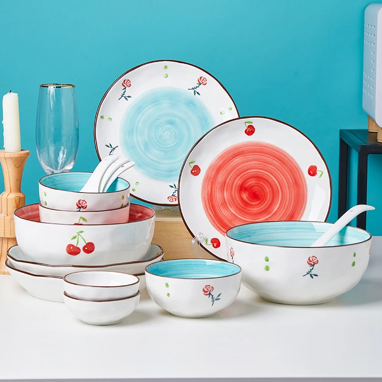 retro style dinner set