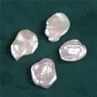 Pearl Freshwater Pearls 17-18mm Freshwater Keshi Pearl Irregular Shape Loose Pearl Making In Pairs