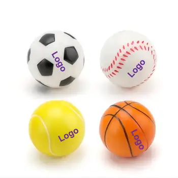 MI Football Basketball Rugby For Kids Adult Soft Pu Foam Anti-stress Space Balls  Kids Toys Stress Ball Custom Logo Foam Balls