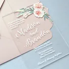 Wedding Wedding 2021 TOP Grade Luxury Custom High Quality Acrylic Wedding Invitation