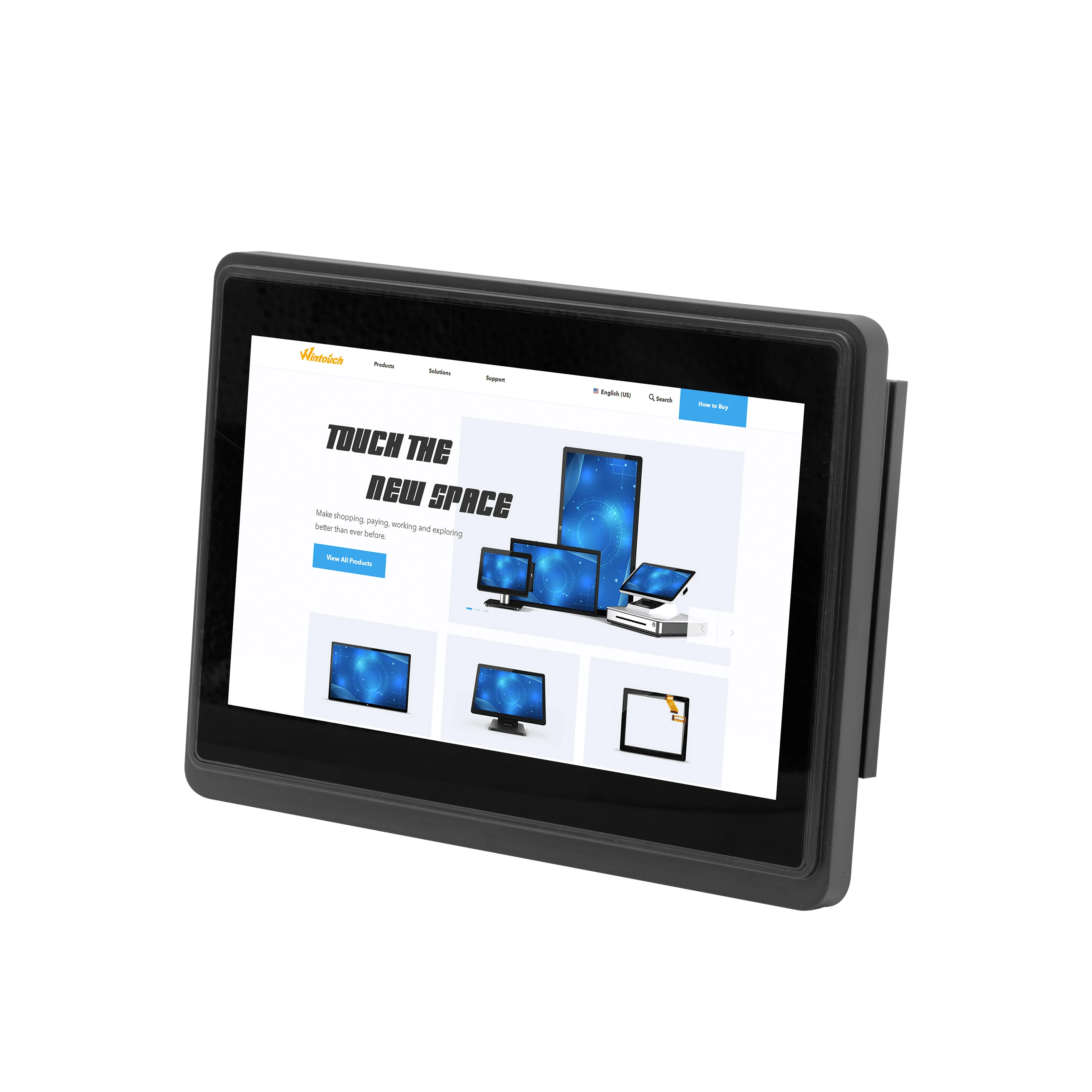 frameless touch screen monitor