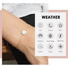 Jewelry Gift Fashion Engraved Sun Moon And Star Charm Bracelet Jewelry For Women Girls Gift