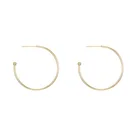 Silver Earrings Earring Accessories Factory Wholesale 925 Silver Needle Round 14K Gold Plated Stud Earrings