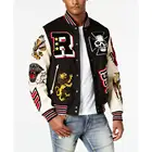 Jacket Jackets Men Winter Jacket Sport Bomber Letterman Bomber Jacket Men Patches Embroidery Custom Plus Size Jackets