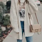 Coat Spring Cross Border European And American Printing Sweater Effect Cardigan Coat Sweater Coat