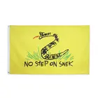 Sale USA Popular Hot Sale Snake Outdoor American DTOM Yellow Flags 3x5fts