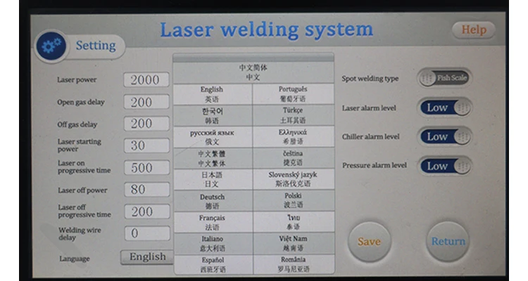 laser welding cutting cleaning system