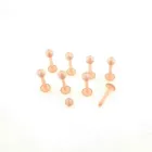 Rings Ring L Novel Fashion Nose Rings Skin Color Acrylic Labret Ring L Shaped Nose Rings