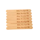 Custom logo printed wood ice cream sticks ice cream tools