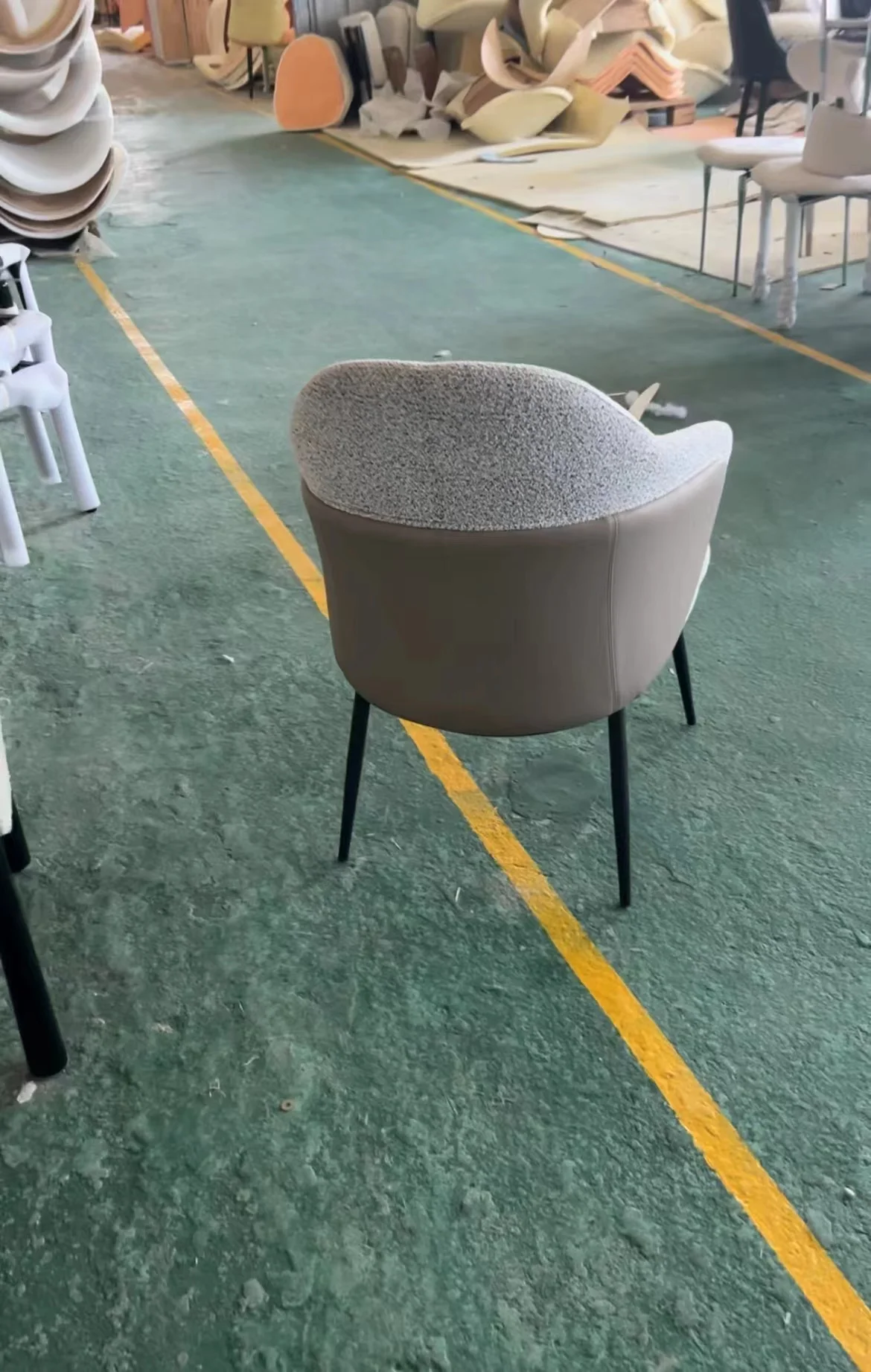 广州工厂酒店餐椅意大利轻奢华家居设计师洽谈椅商务沙发椅