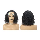 Hair Hot Selling 8inch Human Hair Headband Wig Private Label Headband Wig Glueless None Lace Wig