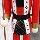 Nutcracker Gift Nutcracker Design Outdoor Christmas Decoration Customized 1.2m Wooden Nutcracker For Gift