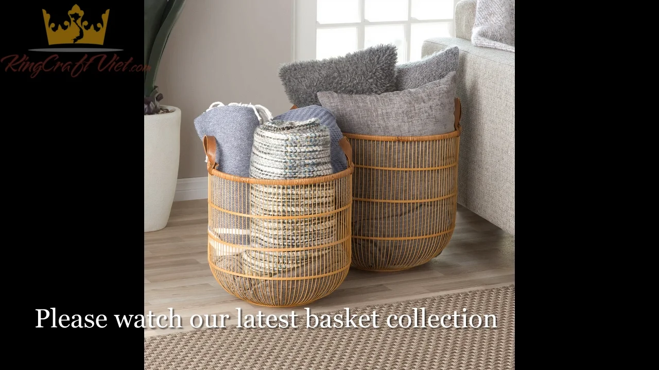 rattan basket zero waste new materials vietnam manufacturers