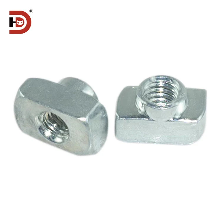 Aluminum Profile Special T-shaped Nut T-shaped Slider T-shaped Block 30-40 M4-M5-M6 Hammer Boat Shaped Carbon Steel factory