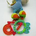 Toys Paper Plush Bed Baby Toys Hanging Baby Rattle Mobiles Stroller Toys Bear BB Bell Paper Rubber Rings 0-12 Months