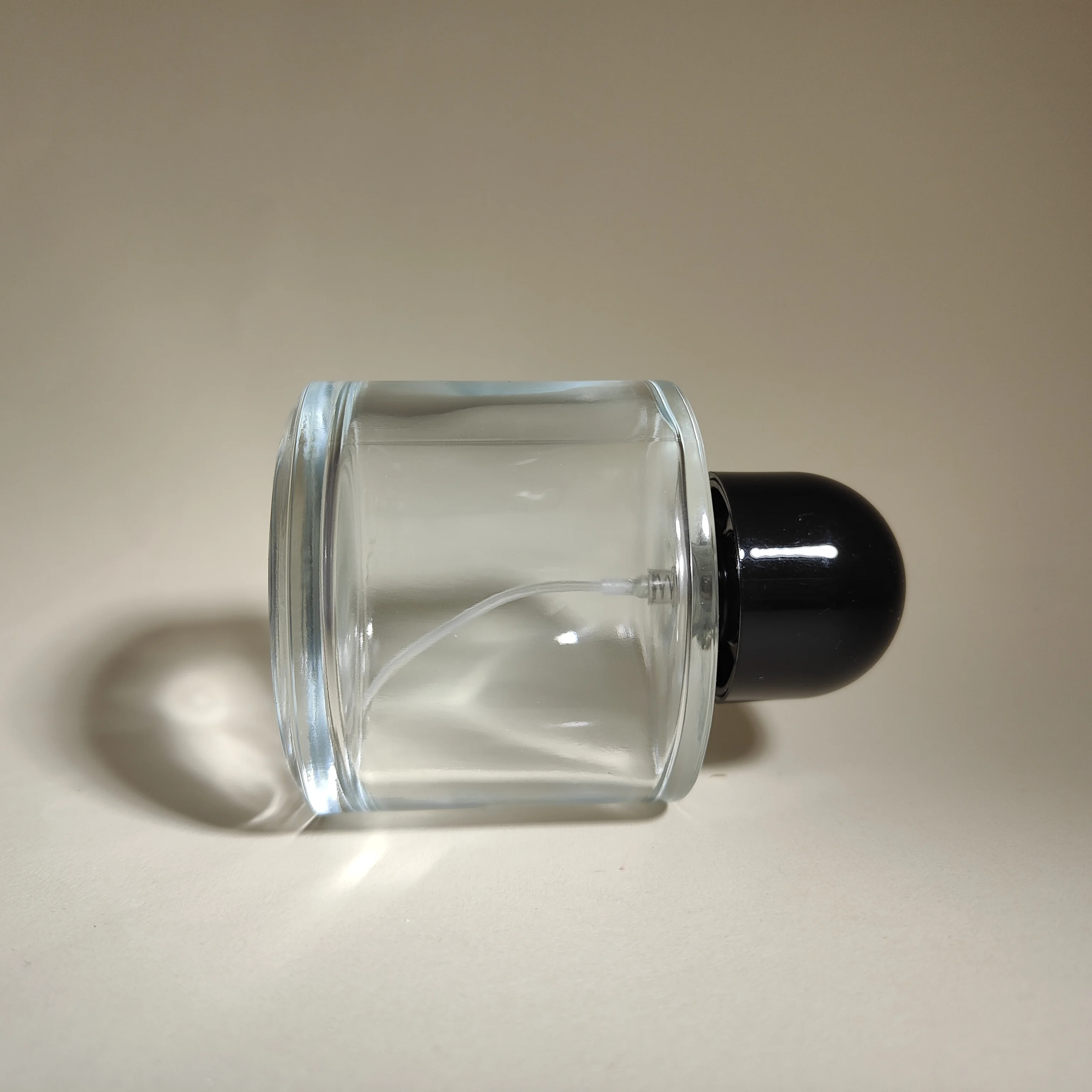 100ml wholesale glass perfume bottle crimp neck  essence oil bottle clear cosmetic spray empty bottle-30