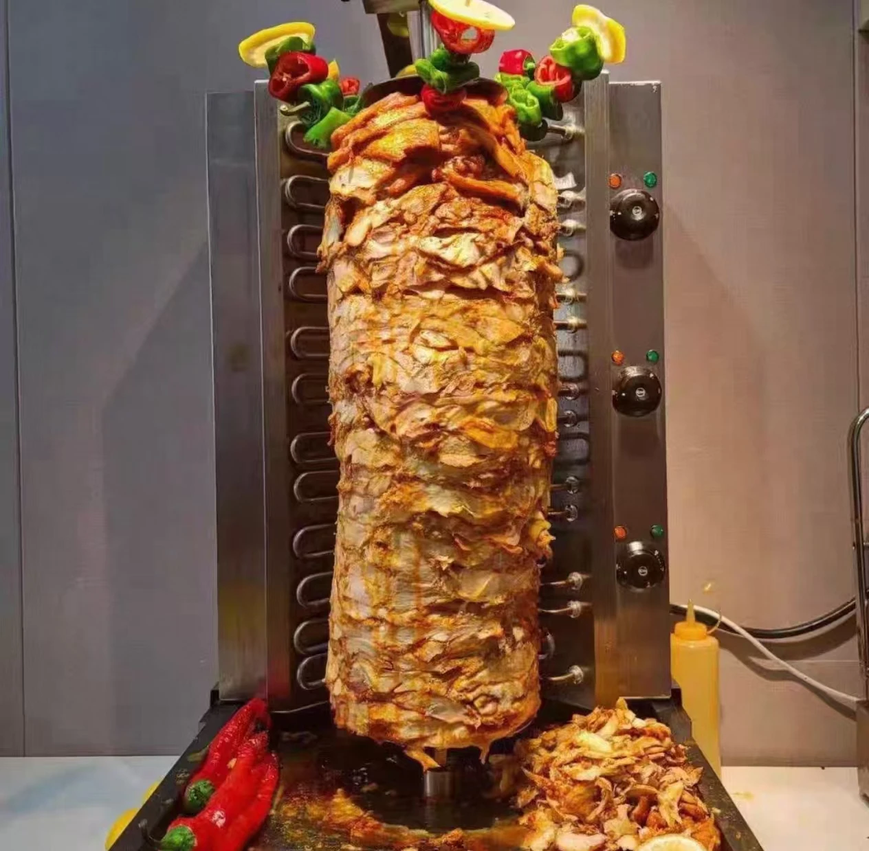 Commercial Middle Eastern Turkish Shawarma Machine, Suitable for Food Courts