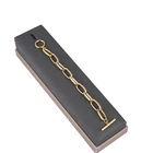 Stainless Steel Popular Hip Hop Gold Plated Stainless Steel Miami Cuban Chains Bracelet 2021