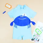 Beachwear Economical Custom Design Fashionable Swimwear Blue Beachwear Swimwear Kids Boys