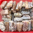 Agate Agate Natural Flower Agate Stone Tower Quartz Wand Cherry Blossom Agate Healing Crystal Point