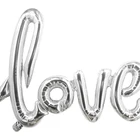 Party Valentine's Day 40inch Conjoined Love Letter Wedding Party Decoration Foil Balloon For Valentine's Day