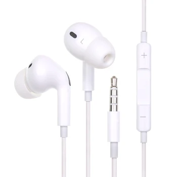 New design for iPhone for apple high quality best bass handfree headset with mic 3 generations earphone housing wired earphones