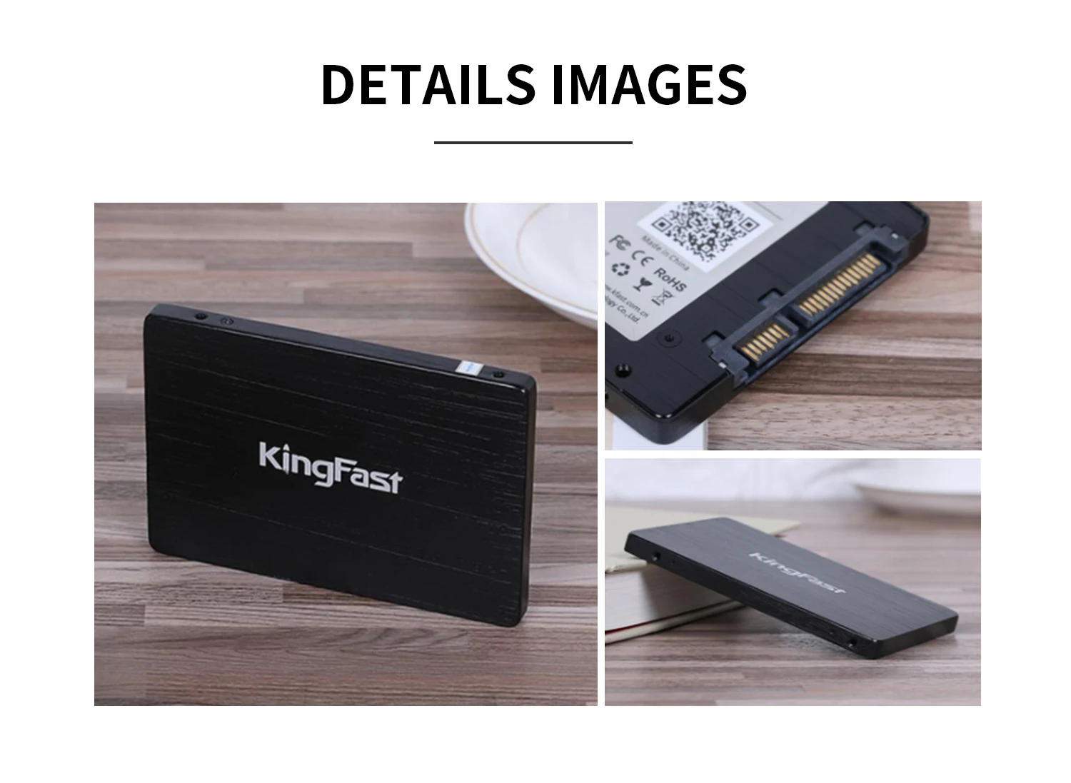 KingFast F6PRO Plastic shell with Electronic bag packing 2.5INCH SATA 120GB SSD for desktop computer