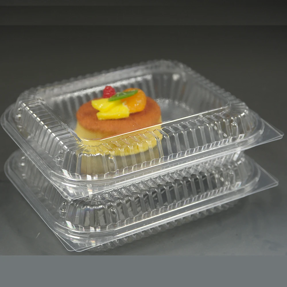 Wholesale Cupcake Muffin Case Domes Clear Plastic Round Cake Box Clear