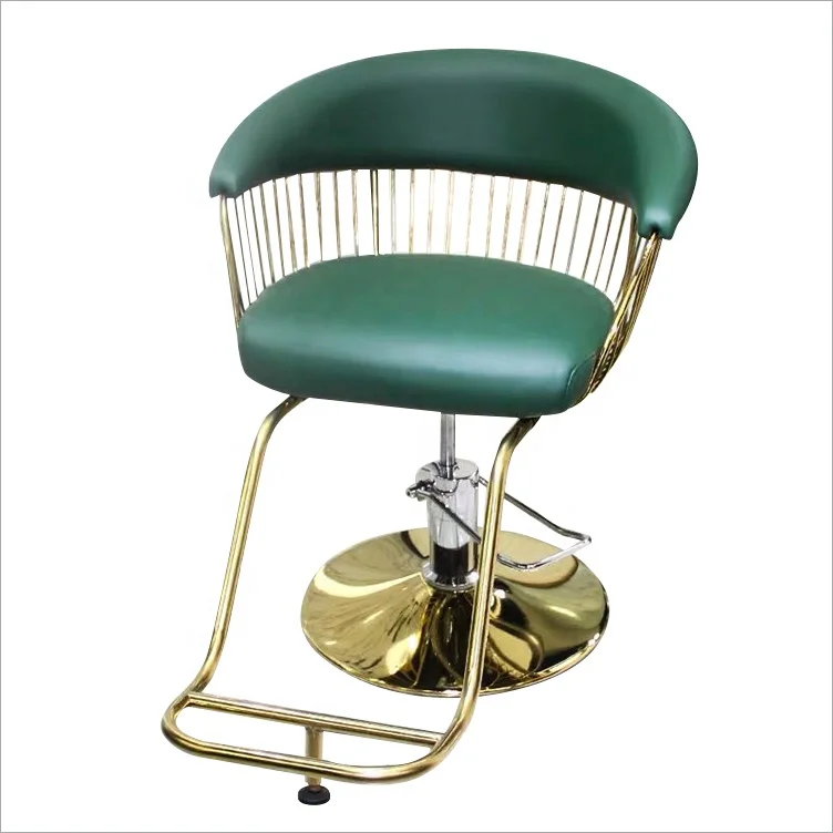 green salon chair