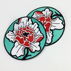 Iron Applique Iron Applique Custom Iron On Adhesive Towel Woven Hats Garment Applique Flower Embroidered Patches
