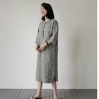 Ladies Popular In Spring 2021 Ladies Simple And Comfortable Linen Shirt Neutral Casual Skirt Soft And Breathable