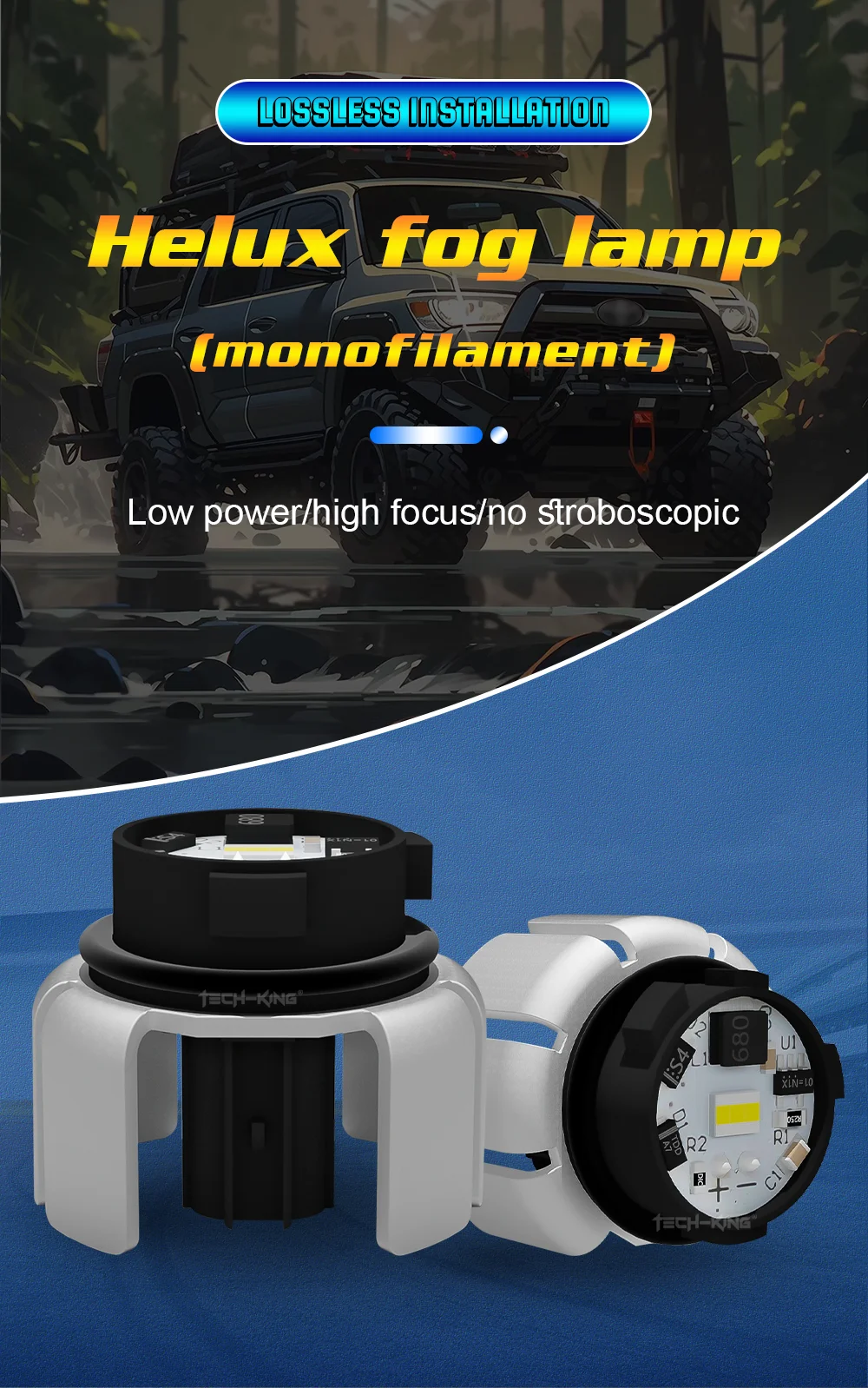 L1B 6500K White Front LED Fog Light Bulb LW5B LED Bulb White Light for Toyota Corolla GR Corolla Mirai Prius Helux Fog Lights