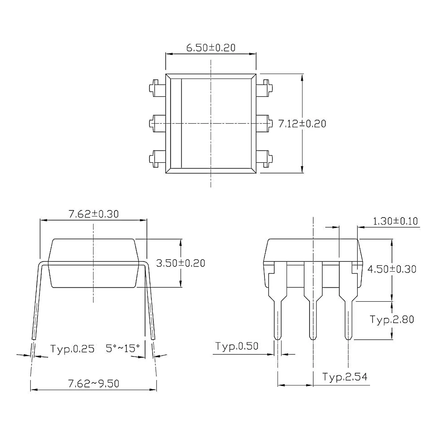 product 10pcs 4n35 optocoupler dip 6 4n35m 4n35sm 4n35svm 4n35sr2m high speed logic output optocouplers transistor 6 pin-3
