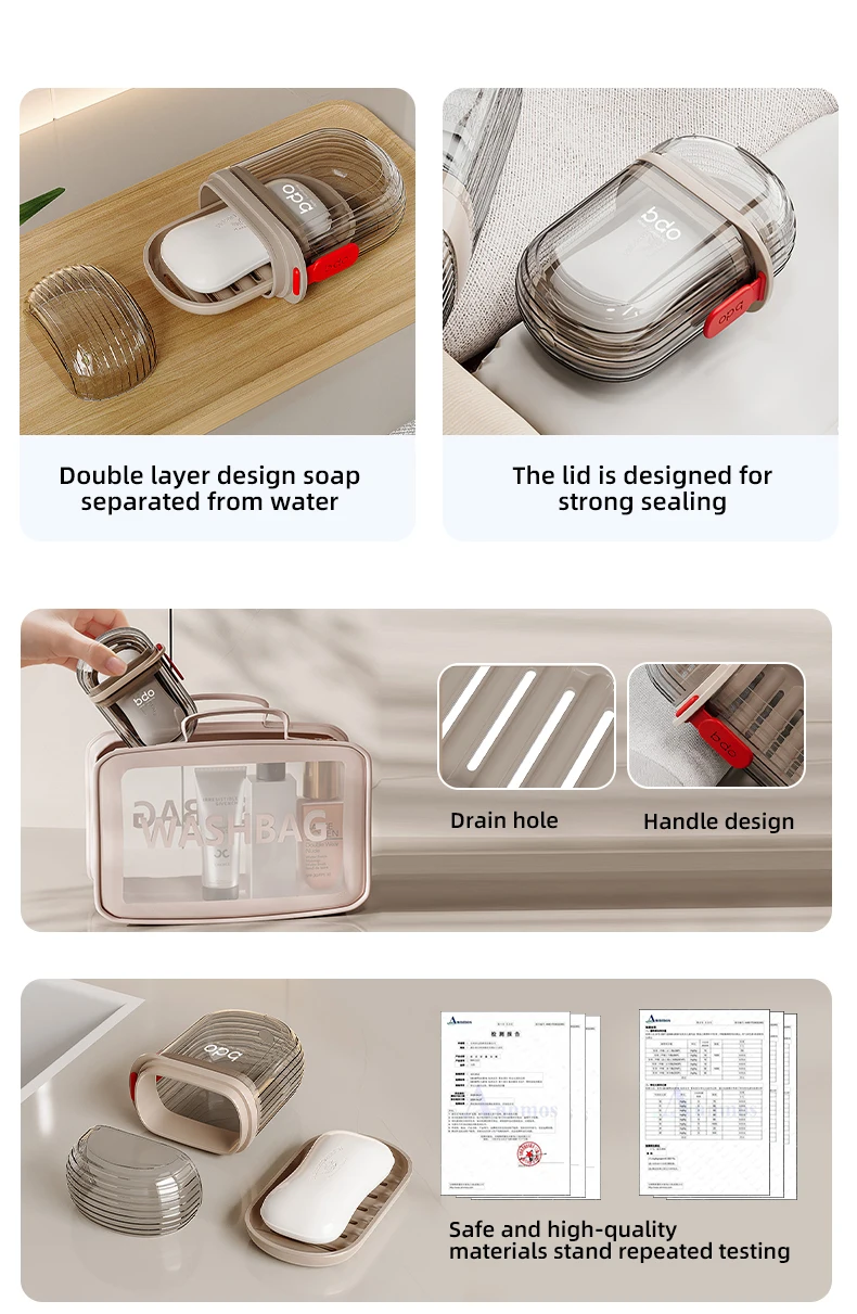 Wannuo Soap Storage Box Outdoor Travel Soap Storage Box Soap Plastic Storage Box details