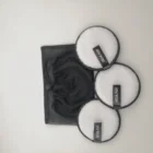 Make-up Remover Customized Logo Cosmetic Washable Make-Up Remover Pads With Laundry Bag