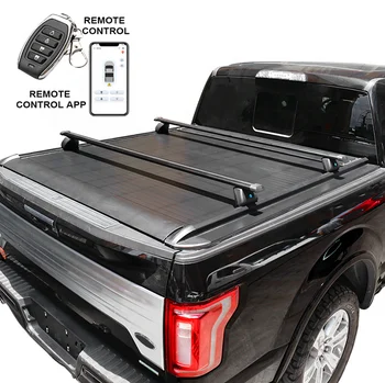 high quality hard aluminium alloy retractable tonneau cover roller shutter lid truck bed covers for toyota hilux