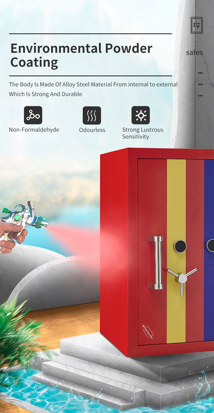 CEQSAFE Best Fireproof Waterproof Mechanical Fireproof Safe Deposit Box factory