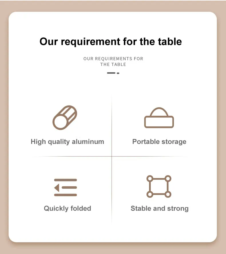 热卖轻质野营桌超铝易携带户外野餐桌