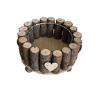 Pots Wholesale Cheap Particles Wood Pots For Plants Seeding Tray Succulent Planters For Indoor Home