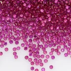 Stone 5# Loose Corundum Ruby 5# Gems Round Ruby Stone Color Red Synthetic Corundum Gemstone
