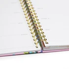 Spiral Spiral Customizable Journal Customizable A5 A4 Spiral Gold Foil Notebook Journal With Planner Divider