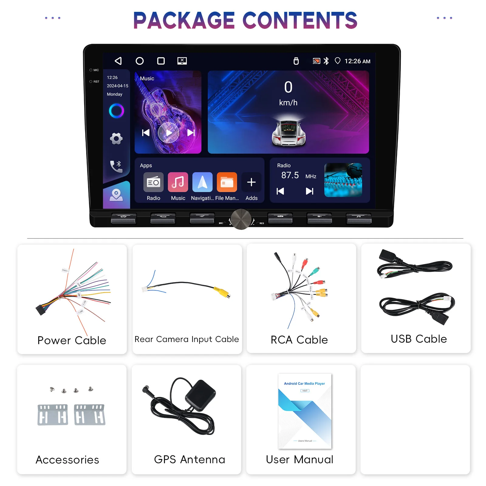 android auto gps wifi fm rds ai dsp bt eq a4170-22