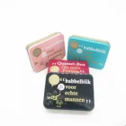 Tin Wholesale Customization High Quality Embossed Card Square Candy Tin Custom Boxes