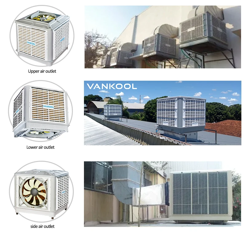 Evaporative Air Cooler, 18000m3/h, Plastic, Portable - detail 10