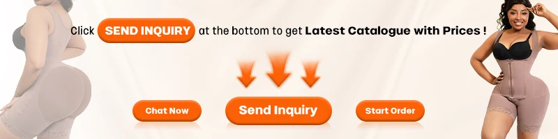 HKRXEC Open-Bust Mid-Thigh Shaping Bodysuit with Built-In Shorts