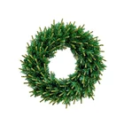 Eco Friendly 50/60cm China Wholesale Eco Friendly Regalos De Navidad Handmade Artifical PVC Christmas Wreath